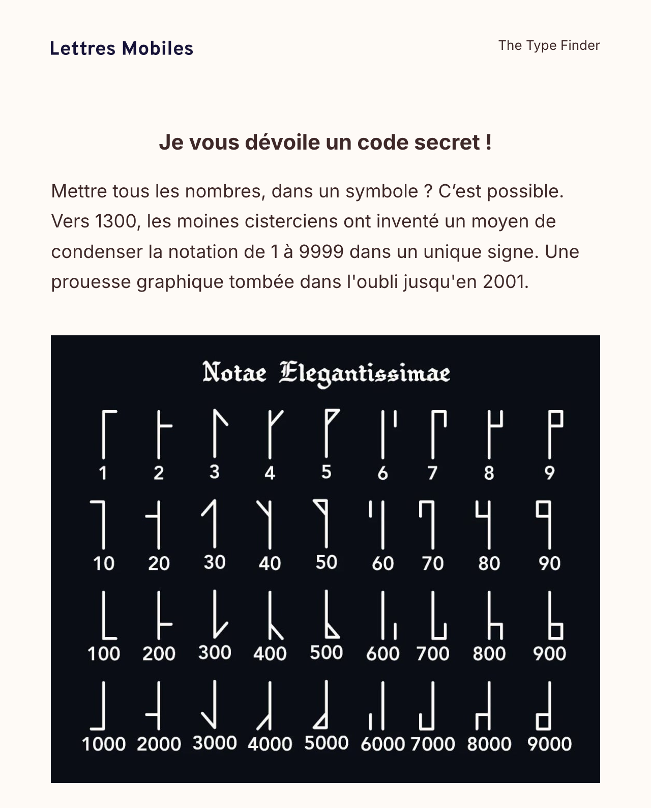 Aperçu newsletter