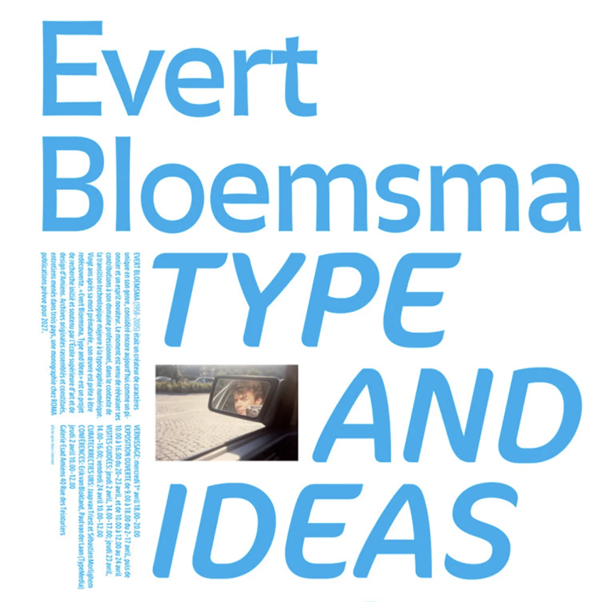 Type and Ideas, Evert Bloemsma