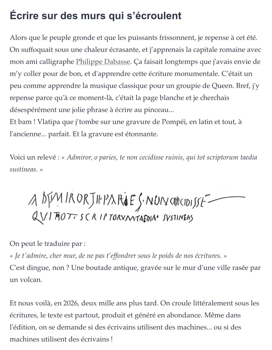 Aperçu newsletter